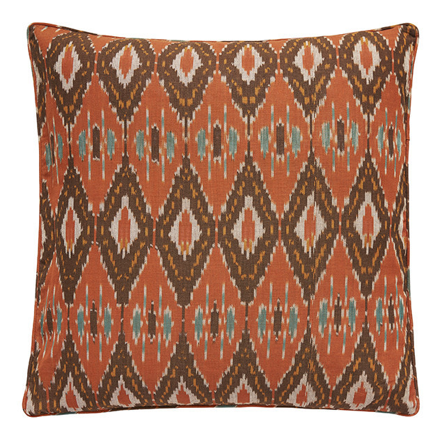 Ikat Orange Cushion Nomads